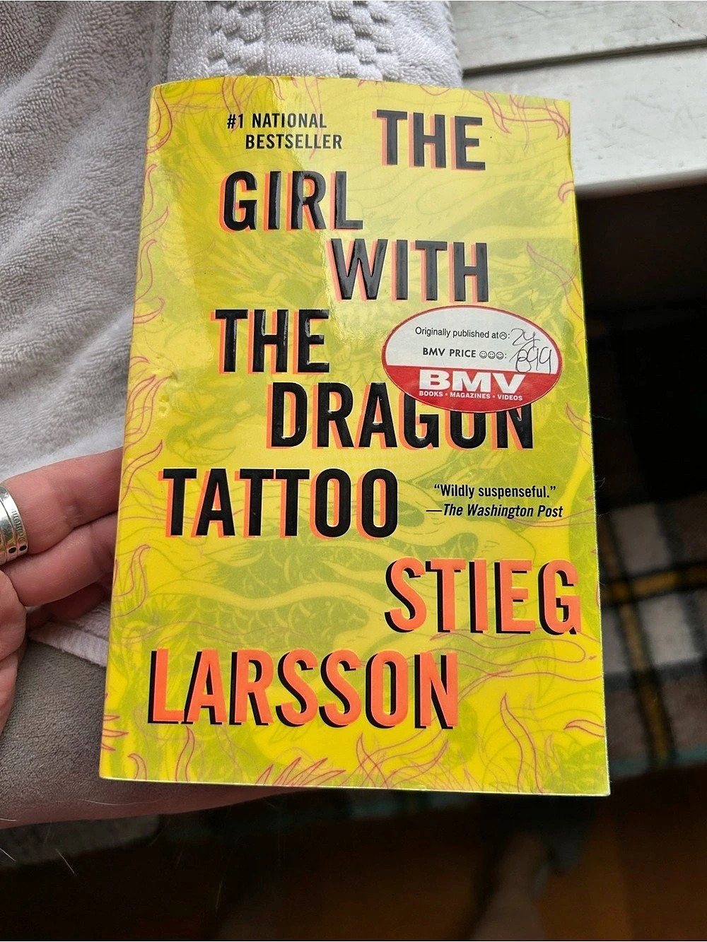 Vintage Black Lizard The Girl with the Dragon Tattoo Paperback Book